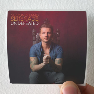 Secondhand Serenade Undefeated Album Cover Sticker Secondhand Serenade Undefeated Album Cover Sticker