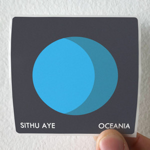 Sithu Aye Oceania Album Cover Sticker