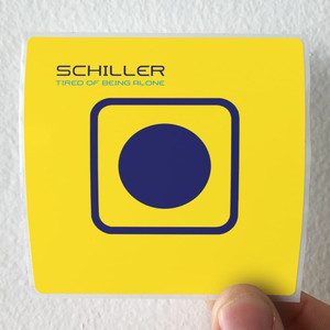 Schiller Tired Of Being Alone Album Cover Sticker