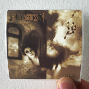Simple Aggression Gravity Album Cover Sticker
