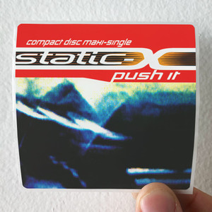 Static-X Push It Album Cover Sticker