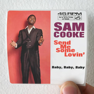 Sam Cooke Send Me Some Lovin Album Cover Sticker