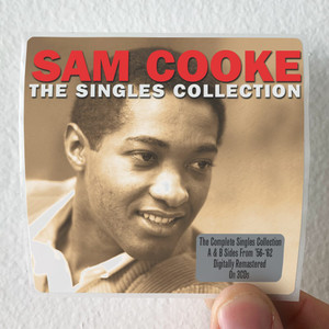 Sam Cooke The Singles Collection Album Cover Sticker Sam Cooke The Singles Collection Album Cover Sticker