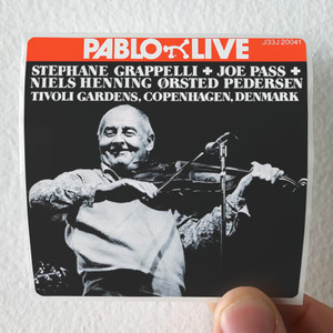 Stephane Grappelli Tivoli Gardens Album Cover Sticker Stephane Grappelli Tivoli Gardens Album Cover Sticker
