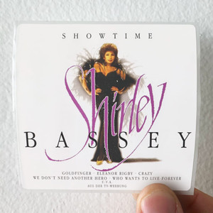 Shirley Bassey Showtime Album Cover Sticker