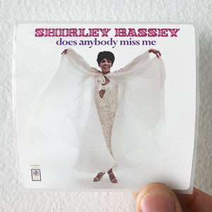 Shirley Bassey Does Anybody Miss Me Album Cover Sticker Shirley Bassey Does Anybody Miss Me Album Cover Sticker