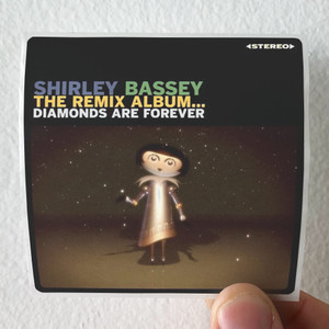 Shirley Bassey The Remix Album Diamonds Are Forever Album Cover Sticker Shirley Bassey The Remix Album Diamonds Are Forever Album Cover Sticker