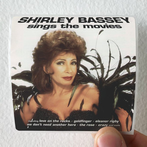 Shirley Bassey Sings The Movies Album Cover Sticker Shirley Bassey Sings The Movies Album Cover Sticker