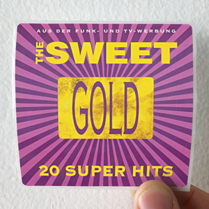 Sweet Gold 20 Super Hits Album Cover Sticker