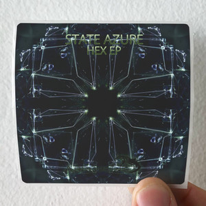 State Azure Hex 1 Album Cover Sticker