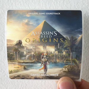 Sarah Schachner Assassins Creed Origins Original Game Soundtrack Album Cover Sticker