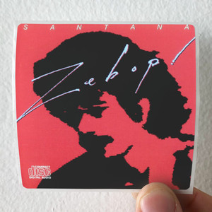 Santana Zebop 1 Album Cover Sticker Santana Zebop 1 Album Cover Sticker