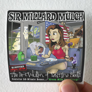 Sir Millard Mulch The De Evolution Of Yasmine Bleeth Album Cover Sticker