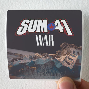 Sum 41 War Album Cover Sticker Sum 41 War Album Cover Sticker