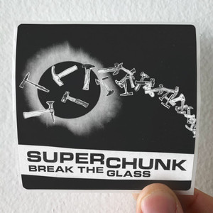 Superchunk Break The Glass Mad World Album Cover Sticker