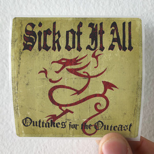 Sick of It All Outtakes For The Outcast Album Cover Sticker Sick of It All Outtakes For The Outcast Album Cover Sticker