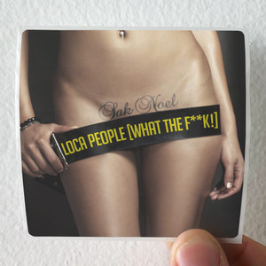 Sak Noel Loca People 2 Album Cover Sticker