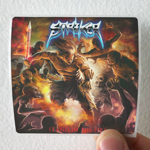 Striker Stand In The Fire Album Cover Sticker