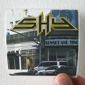 Shy Sunset And Vine Album Cover Sticker