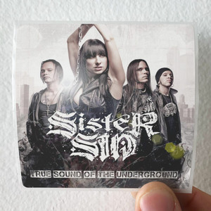 Sister Sin True Sound Of The Underground Album Cover Sticker