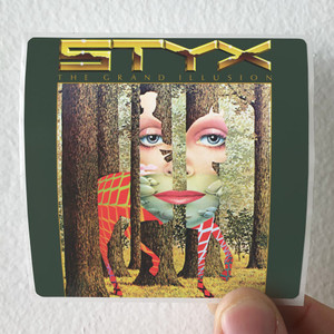 Styx The Grand Illusion 1 Album Cover Sticker Styx The Grand Illusion 1 Album Cover Sticker