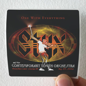 Styx One With Everything Album Cover Sticker