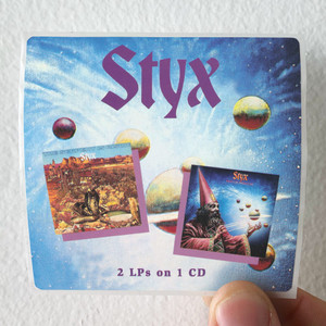 Styx The Serpent Is Rising Man Of Miracles Album Cover Sticker