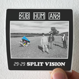 Subhumans 2929 Split Vision Album Cover Sticker