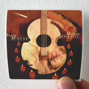 Steve Morse Major Impacts Album Cover Sticker Steve Morse Major Impacts Album Cover Sticker