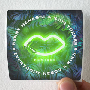 Sofi Tukker Everybody Needs A Kiss 1 Album Cover Sticker Sofi Tukker Everybody Needs A Kiss 1 Album Cover Sticker