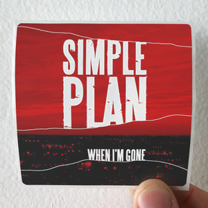 Simple Plan When Im Gone Album Cover Sticker