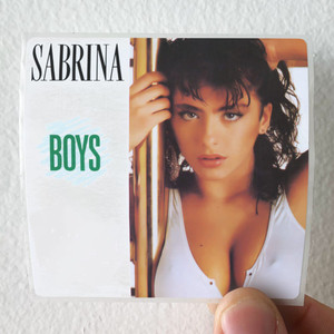 Sabrina Salerno Cover Model Album Cover Sticker