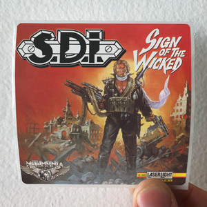 SDI Sign Of The Wicked Album Cover Sticker SDI Sign Of The Wicked Album Cover Sticker