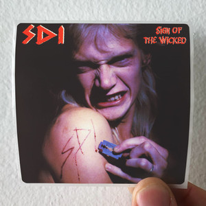 SDI Sign Of The Wicked 1 Album Cover Sticker SDI Sign Of The Wicked 1 Album Cover Sticker
