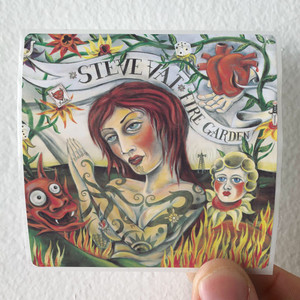 Steve Vai Fire Garden Album Cover T-Shirt White