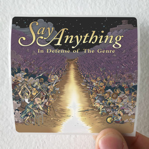 Say Anything In Defense Of The Genre Album Cover Sticker Say Anything In Defense Of The Genre Album Cover Sticker