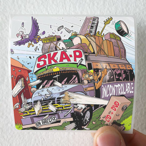 Ska-P Incontrolable Album Cover Sticker