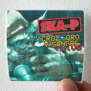 Ska-P Cruz Oro Y Sangre Live Album Cover Sticker Ska-P Cruz Oro Y Sangre Live Album Cover Sticker