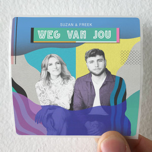 Suzan and Freek Weg Van Jou Album Cover Sticker