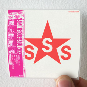 Sigue Sigue Sputnik Love Missile F1 11 Album Cover Sticker Sigue Sigue Sputnik Love Missile F1 11 Album Cover Sticker