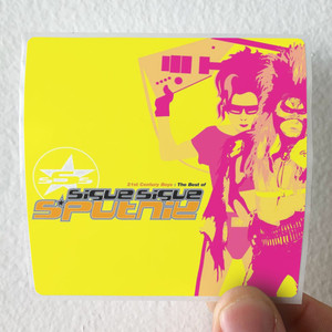 Sigue Sigue Sputnik 21St Century Boys The Best Of Album Cover Sticker
