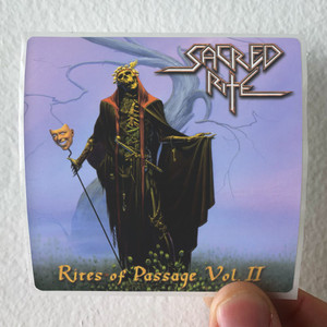 Sacred Rite Rites Of Passage Volume 2 Album Cover Sticker Sacred Rite Rites Of Passage Volume 2 Album Cover Sticker