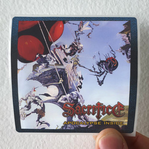 Sacrifice Apocalypse Inside Album Cover Sticker Sacrifice Apocalypse Inside Album Cover Sticker