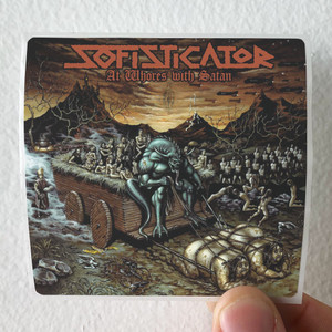 Sofisticator At Whores With Satan Album Cover Sticker