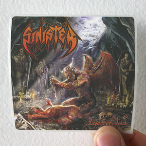 Sinister Legacy Of Ashes Album Cover Sticker Sinister Legacy Of Ashes Album Cover Sticker