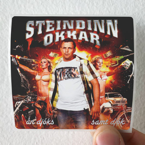 Steindinn Okkar N Djks Samt Djk Album Cover Sticker Steindinn Okkar N Djks Samt Djk Album Cover Sticker