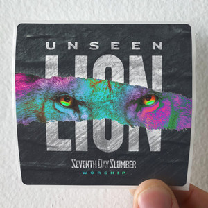 Seventh Day Slumber Unseen The Lion Album Cover Sticker Seventh Day Slumber Unseen The Lion Album Cover Sticker
