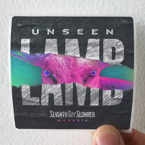 Seventh Day Slumber Unseen The Lamb Album Cover Sticker
