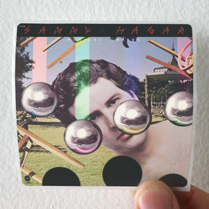 Sammy Hagar Musical Chairs Album Cover Sticker