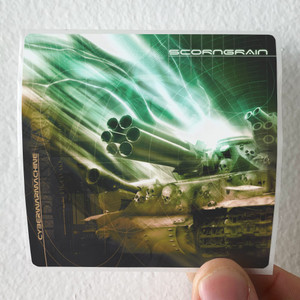Scorngrain Cyberwarmachine Album Cover Sticker